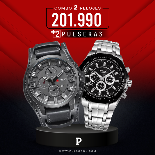 COMBO 411: 2 RELOJES X $201.990