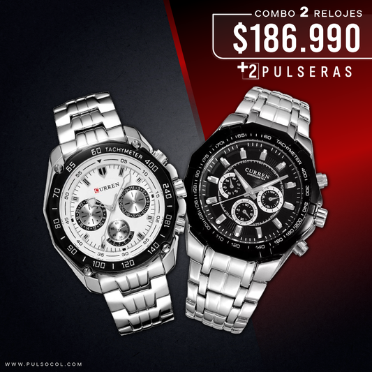 COMBO 433: 2 RELOJES X $186,990