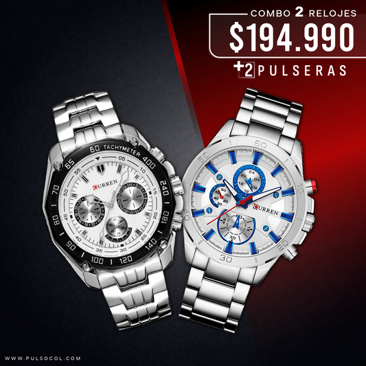 COMBO 435: 2 RELOJES X $194,990
