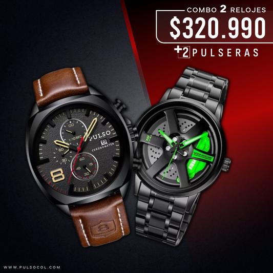 COMBO 460: 2 RELOJES X $320,990
