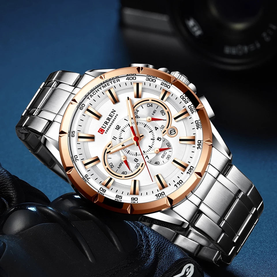 Reloj Curren 8363 Plata Cobre