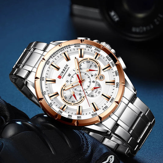Reloj Curren 8363 Plata Cobre