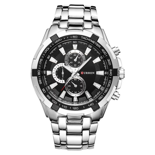 Reloj CURREN REF. 472 Plata/Negro
