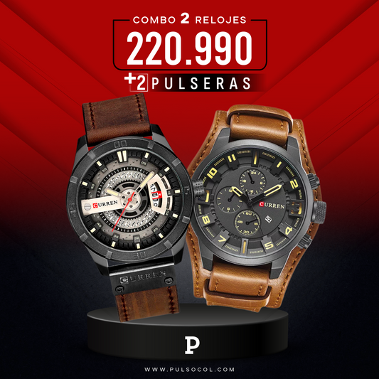 COMBO 473: 2 RELOJES X $ 220,990