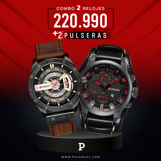 COMBO 477: 2 RELOJES X $ 220,990