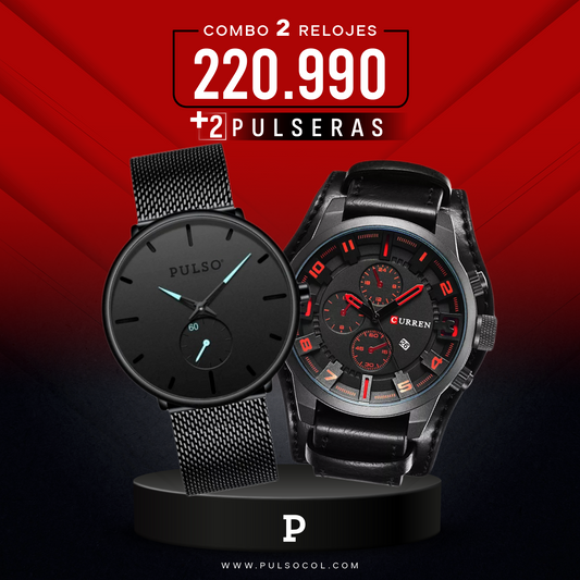 COMBO 478: 2 RELOJES X $ 220,990