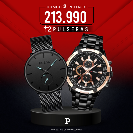 COMBO 480: 2 RELOJES X $ 213,990