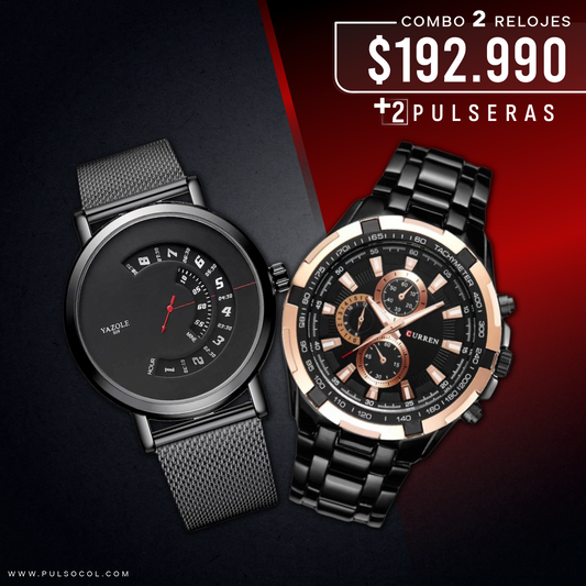 COMBO 484: 2 RELOJES X $ 192,990