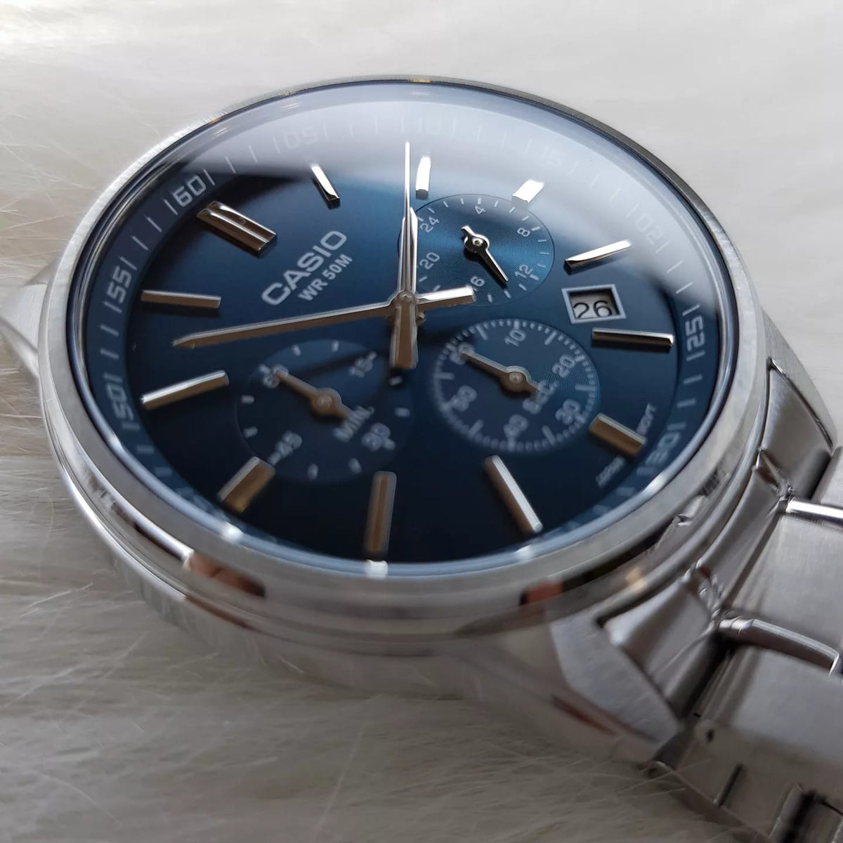 Reloj Casio MTP-E515D-2A1V Azul