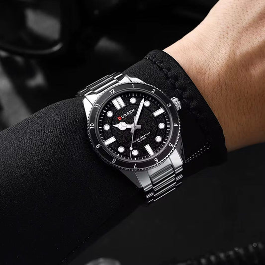 Reloj Curren 864 Plata/Negro