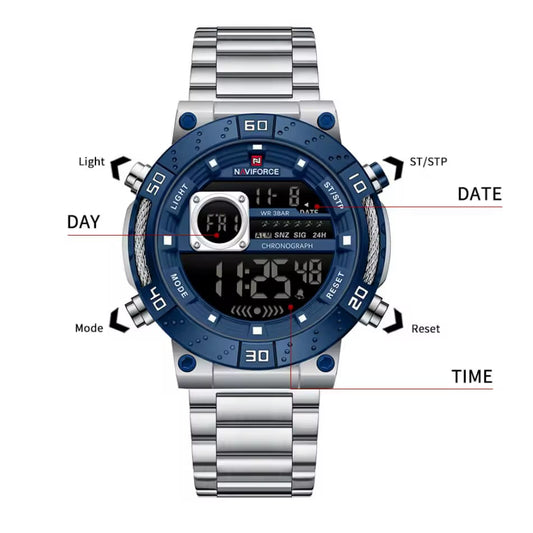 Reloj Naviforce Ref. 995 Plata/Azul