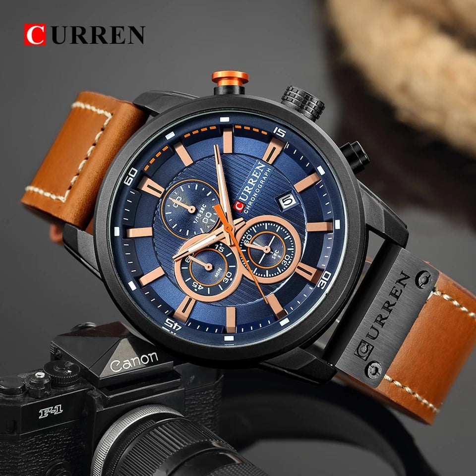Reloj Curren 8291 Ocre Caja Negra