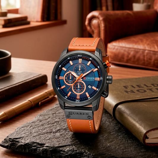 Reloj CURREN REF. 514 Miel/Negro