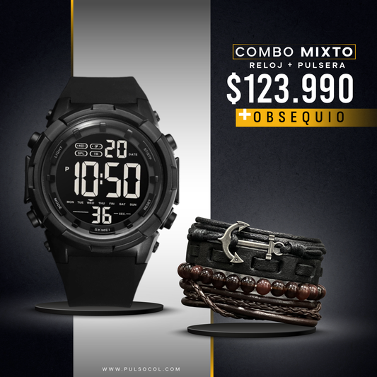 COMBO 527: RELOJ + PULSERA X $ 123.990