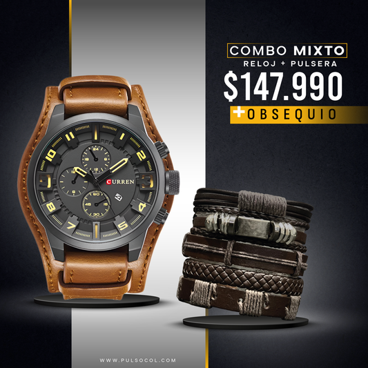 COMBO 531: RELOJ + PULSERA X $ 147.990
