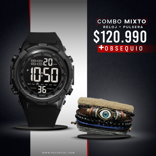 COMBO 539: RELOJ + PULSERA X $ 120.990