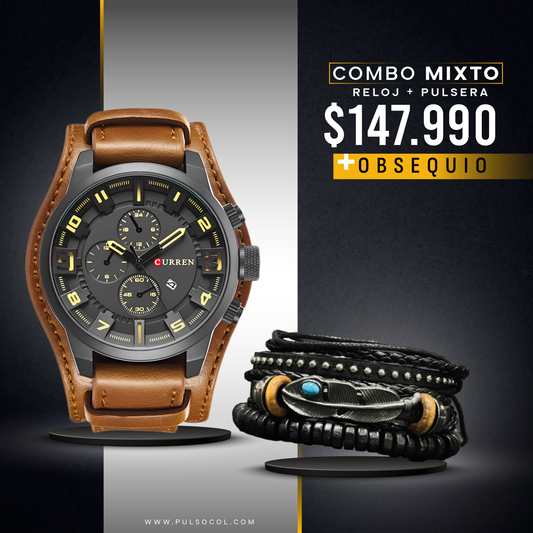 COMBO 543: RELOJ + PULSERA X $ 147.990