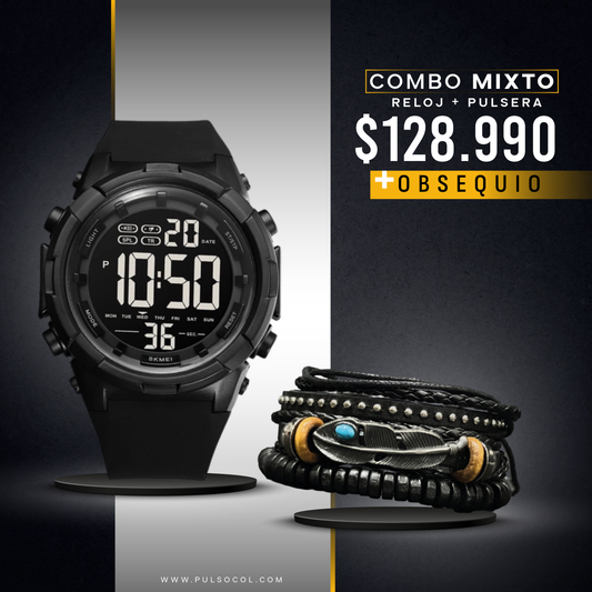 COMBO 545: RELOJ + PULSERA X $ 128.990