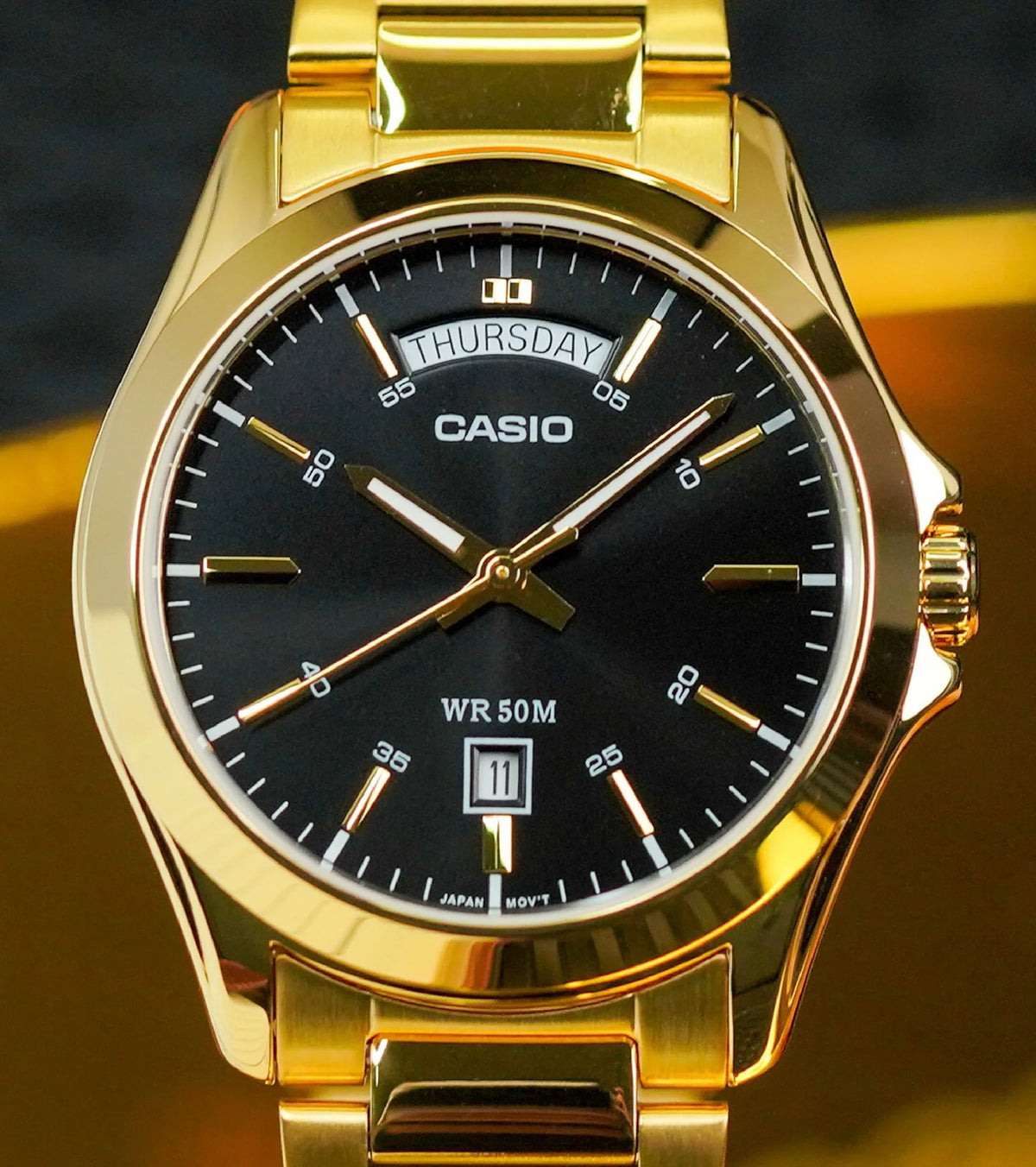 Reloj Casio MTP-1370G-1AV Negro