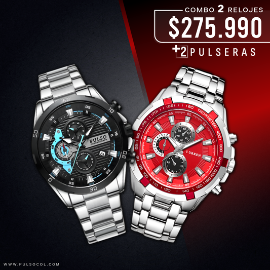COMBO 555: 2 RELOJES X $275.990