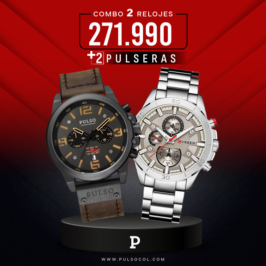 COMBO 562: 2 RELOJES X $271.990