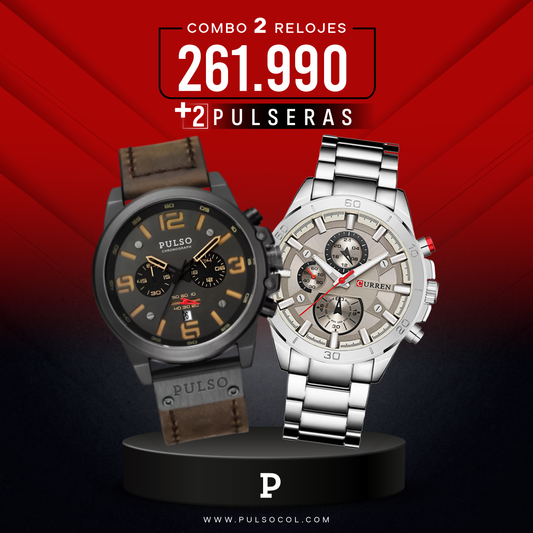 COMBO 562: 2 RELOJES X $261.990