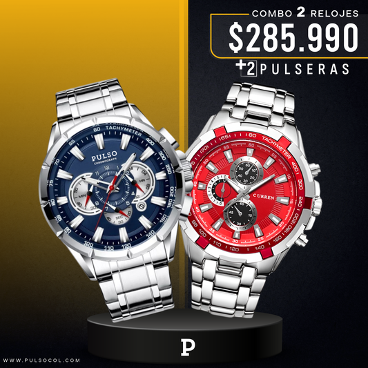 COMBO 566: 2 RELOJES X $285.990