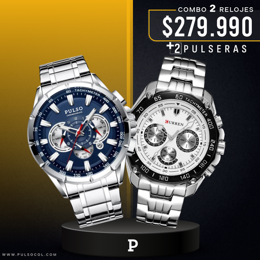 COMBO 569: 2 RELOJES X $279.990