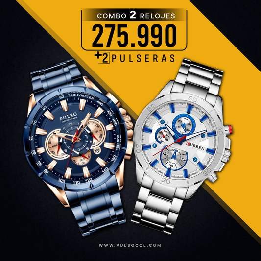 COMBO 571: 2 RELOJES X $275.990