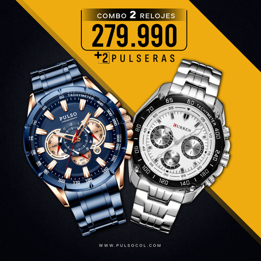 COMBO 575: 2 RELOJES X $279.990