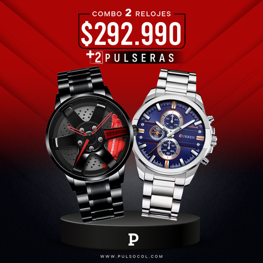 COMBO 578: 2 RELOJES X $292.990