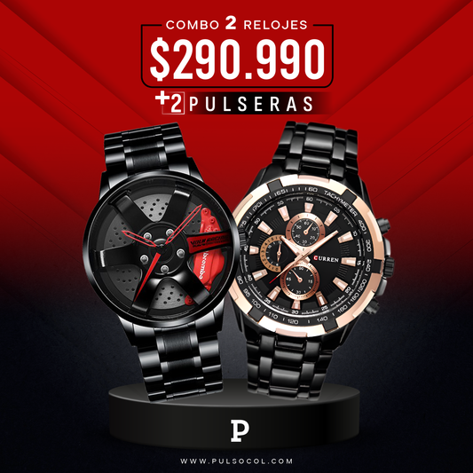 COMBO 580: 2 RELOJES X $290.990