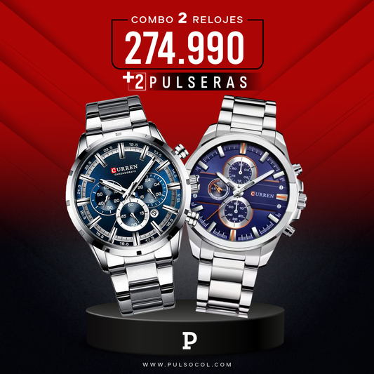 COMBO 583: 2 RELOJES X $274.990