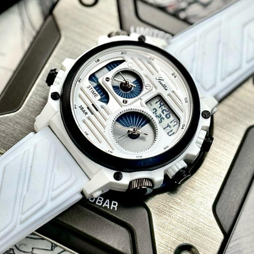 RELOJ SCOTTIE 2202 BLANCO SILICONA