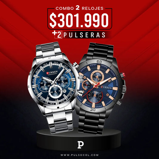 COMBO 620: 2 RELOJES X $301.990