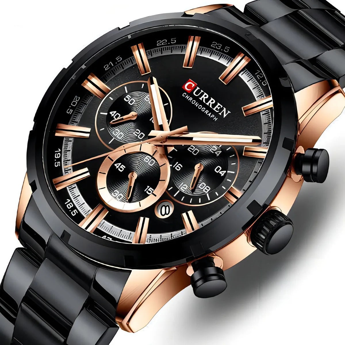 Reloj Curren 8355 Negro Cobre