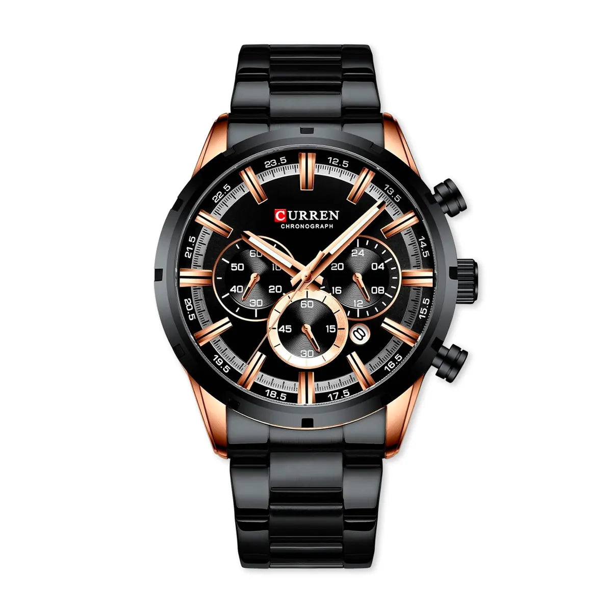Reloj Curren 8355 Negro Cobre