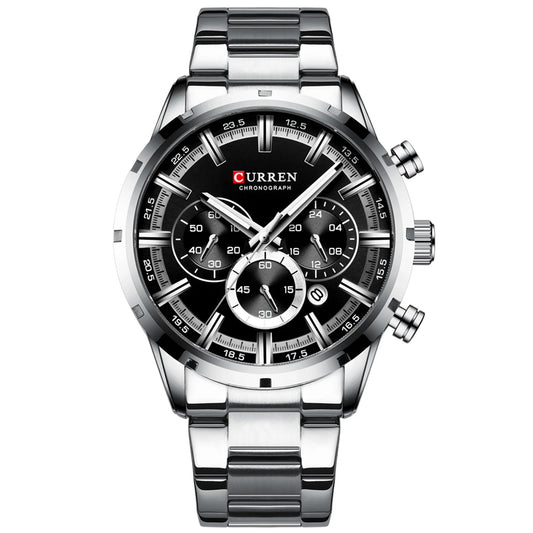 Reloj Curren Ref. 625 Plata/Negro