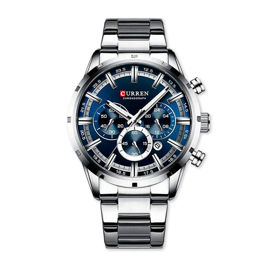 Reloj Curren Ref: 625 Plata/Azul
