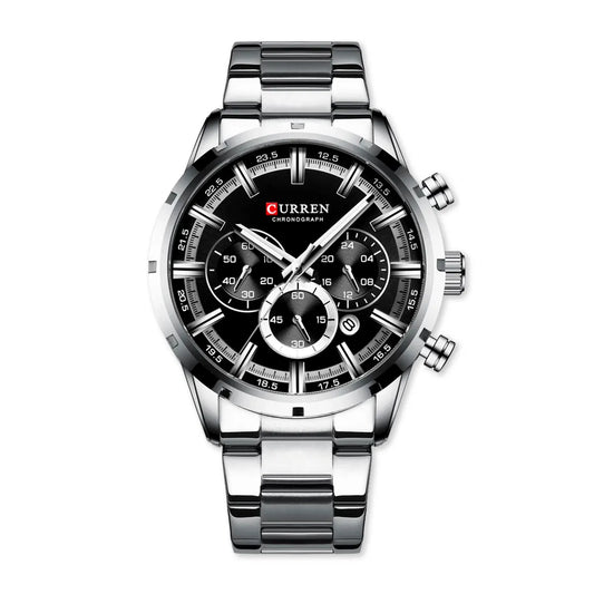 Reloj Curren Ref. 625 Plata/Negro