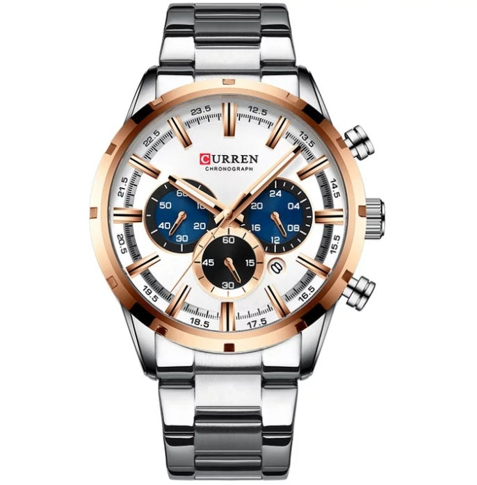 Reloj Curren 8355 Plata Cobre