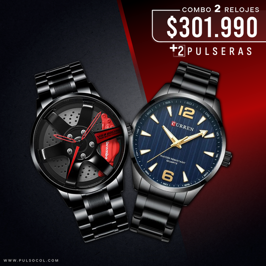 COMBO 658: 2 RELOJES X $301.990
