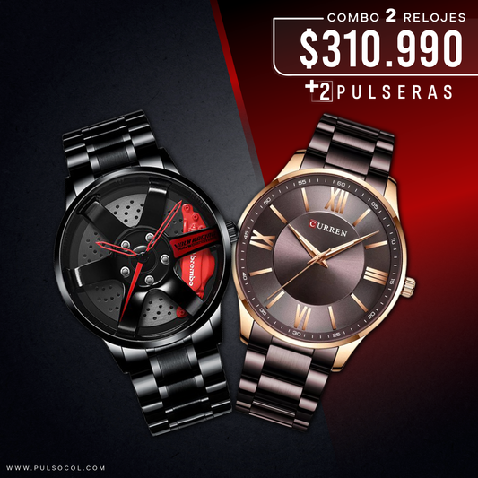 COMBO 659: 2 RELOJES X $310.990