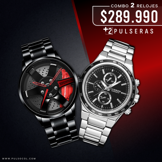 COMBO 660: 2 RELOJES X $289.990