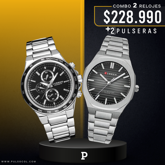 COMBO 663: 2 RELOJES X $228.990