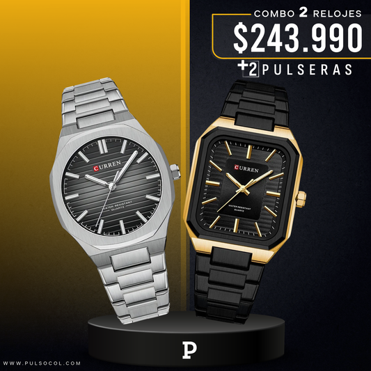 COMBO 665: 2 RELOJES X $243.990