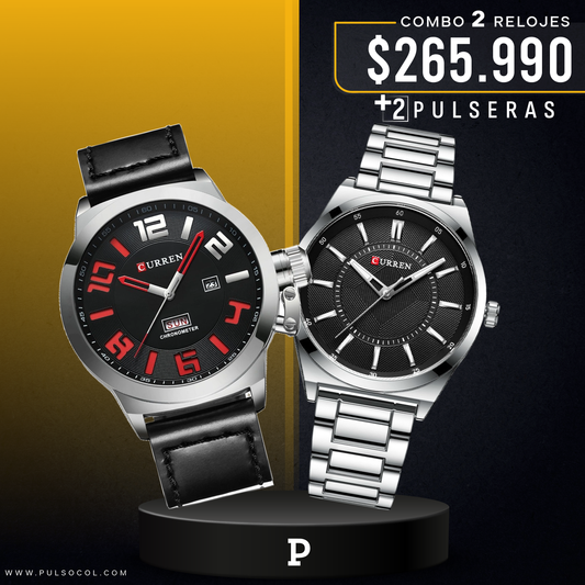 COMBO 672: 2 RELOJES X $265.990
