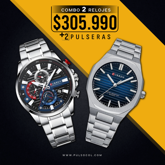 COMBO 681: 2 RELOJES X $305.990