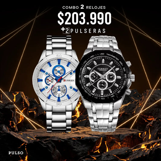 COMBO 691: 2 RELOJES X $203.990