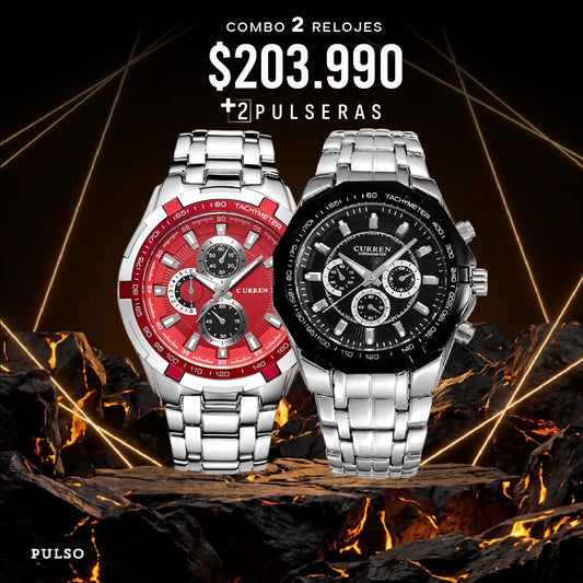 COMBO 694: 2 RELOJES X $203.990